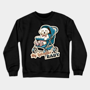 Baby Labrador Retriever Crewneck Sweatshirt